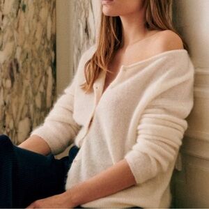 SEZANE Gaspard Cardigan - Ecru